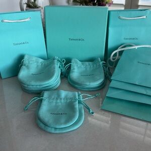 Tiffany & Co Medium drawstring pouches